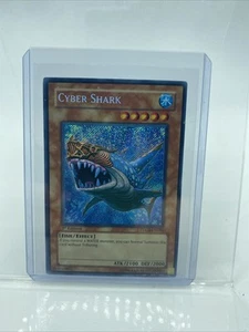 Yu-Gi-Oh! Cyber Shark Secret Rare TDGS-EN086 1st Edition NM Vintage Chase Card - Picture 1 of 2