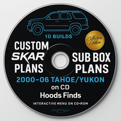 10 Skar Subwoofer Replacemen Boxes Custom DIY Builds | 2000–06 Tahoe/Yukon on CD - Image 1 of 4