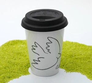 Könitz Porzellan Coffee to Go Becher Picasso - La Colombe de la Paix 380ml - Bild 1 von 6