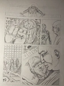 EARL NOREM COMIC BOOK ART Original Storyboard Page Layout UNKNOWN SERIES X1 - Picture 1 of 4