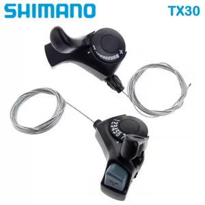 1 Par Shimano SL-TX30 3x6 3x7 Velocidad MTB Bicicleta de Montaña Juego de Cambio de Pulgar - Imagen 1 de 8