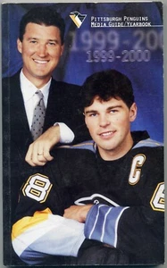 1999-00 Pittsburgh Penguins Media Guide Jaromir Jagr & Mario Lemieux - Picture 1 of 1