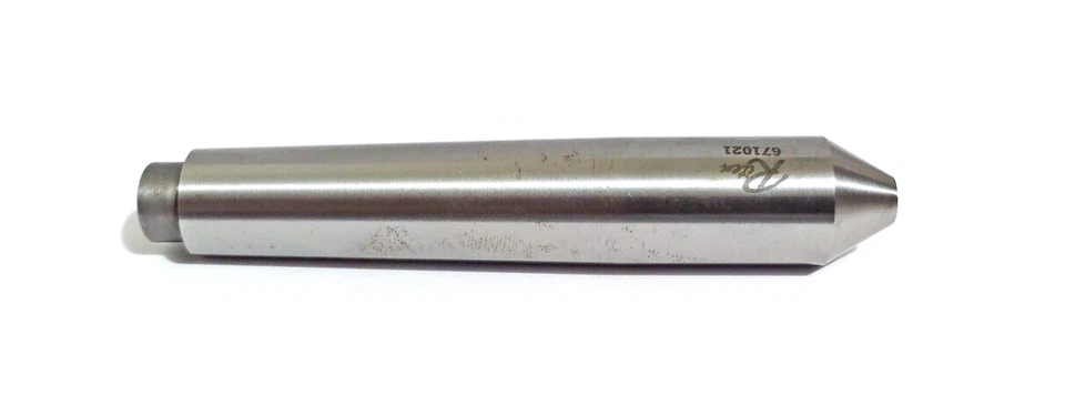Centro muerto de acero de 0,700" modificado a nariz de toro #2 Morse Taper Riten M787447 Foto 1 de 1