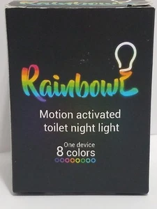 RainBowl Rainbow Toilet Light with Motion Sensor Multicolor Funny Gift - Picture 1 of 4
