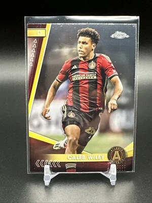 2024 Topps Chrome MLS Soccer #26 Caleb Wiley - Atlanta United - Image 1 of 2