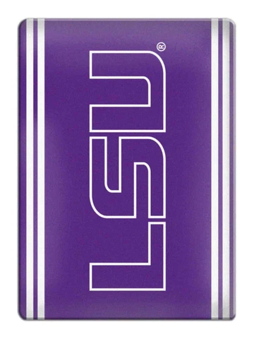 LSU Tigers Boelter Brands Purple & White Ceramic Refrigerator Magnet Cover