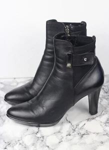 Aquatalia Russell & Bromley Fab Dry Black Leather Boots Size UK 5.5 / EU 38.5 - Picture 1 of 12