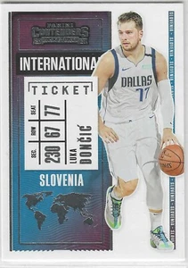 2020-21 Contenders International #28 Luka Doncic Dallas Mavericks - Picture 1 of 1