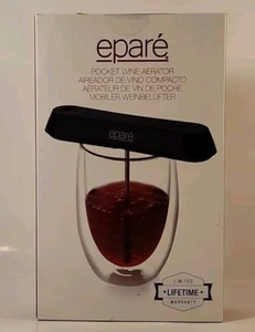 Epare Pocket Wine Aerator Black. For Travel NIB - Picture 1 of 5