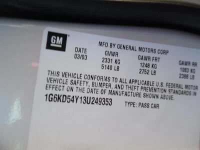 Used Front Suspension Strut fits: 2003 Cadillac Deville Front Front Grade A - Image 1 of 4