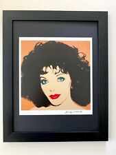 Andy Warhol | Vintage 1984 Joan Collins Print Signed | Mounted in a 11x14 Board