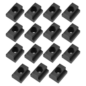 15Pcs M10 T Nut Carbon Steel Clamping Nuts Milling Machine Nuts Fits T Slot Bed - Picture 1 of 7