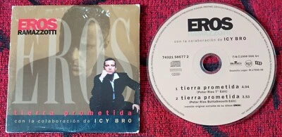 EROS RAMAZZOTTI / ICY BRO ** Tierra Prometida ** 1998 SPAIN CD SINGLE - Image 1 of 2