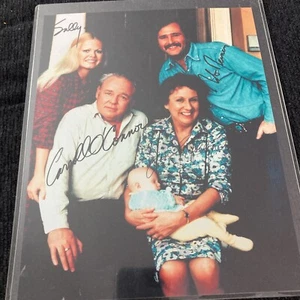 All in the Family Cast 8x10 TV Show Reprint Foto mit Reprint Autogrammen. - Bild 1 von 5