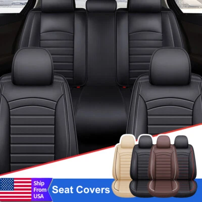 For Infiniti FX35 FX45 G35 EX35 Full Set Car Seat Covers Premium Leather Cushion Foto 1 de 4