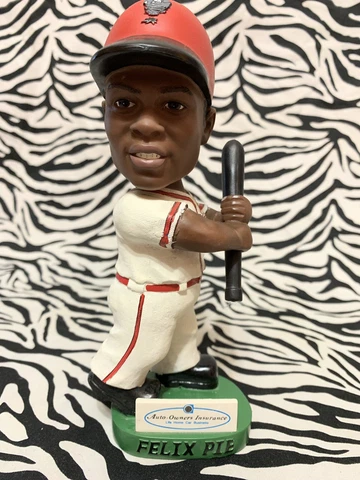 FELIX PIE Lansing Lugnuts Bobblehead Nodder Chicago Cubs Minor League Baseball Cover