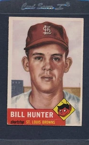1953 Topps #166 Bill Hunter Browns Fair *1530 - Picture 1 of 1