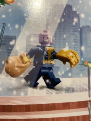 New LEGO® Thanos Minifigure - Marvel Advent Calendar 2021 - 76196 New Sealed.  - Image 1 of 2