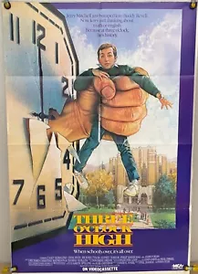 POSTER VIDEO FILM ORIGINALE A TRE ORE IN FF DREW STRUZAN ART (1987) - Foto 1 di 2