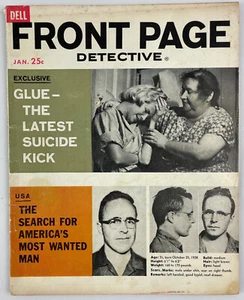 Front Page Detective Magazine, January 1961, Vintage True Crime Stories, Pulp - Picture 1 of 4