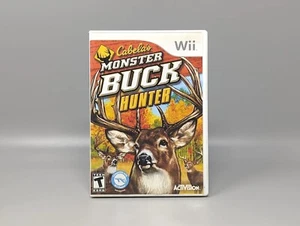 Cabelas Monster Buck Hunter Nintendo Wii Replacement Case & Manual Only No Game - Picture 1 of 6