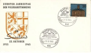 Germany (W) - Capital of the Federal Lands (PO FDC) 1965 - Picture 1 of 1