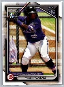 2024 Bowman Prospects #BP-131 Robert Calaz 1st Colorado Rockies Baseball Card - Picture 1 of 2