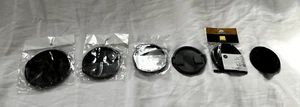 Set of 6: Lens Caps, 82mm, 72mm, 67mm, 62mm, 58mm, 55mm, Nikon, Sealed/Excellent - Picture 1 of 10