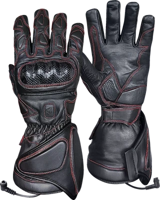 GERBING HEATED CLOTHING 12V Extreme Hard Knuckle Heated Gloves - Black - 2XL - Image 1 of 4