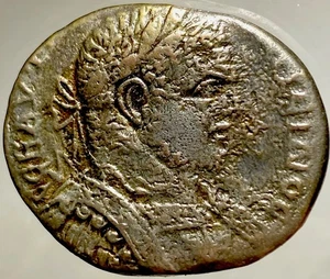 Roman Emperor Elagabalus 218-222 AD Coin Eagle Reverse Genuine - Picture 1 of 9