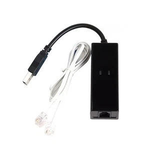 Fax Modem, USB2.0 56K External Modem Driver,Plug and Play USB Modem1238 - Imagen 1 de 9