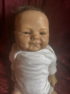 Cute Little Mary Shortle Reborn Doll Weighted Silicone Limbs Inc Magnetic Dummy - Picture 1 of 11