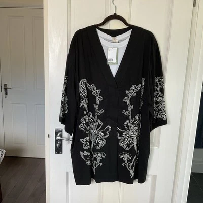 Embroidered TUNIC black NEW - Image 1 of 3
