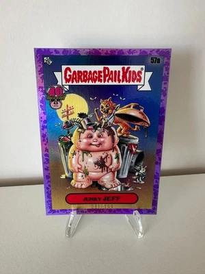 Junky Jeff Purple /199 2025 Garbage Pail Kids 40th Anniversary 57a - Image 1 of 2