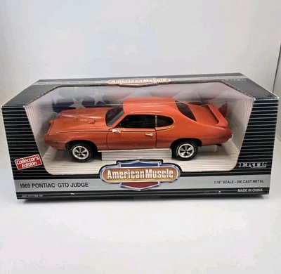 Pontiac GTO Judge 1969 Ertl American Muscle naranja 1/18  Foto 1 de 4