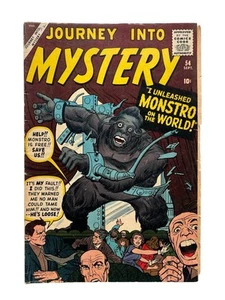 Marvel JOURNEY INTO MYSTERY Edición 54 I Unleashed Monstro King Kong Riff Story GD - Imagen 1 de 11