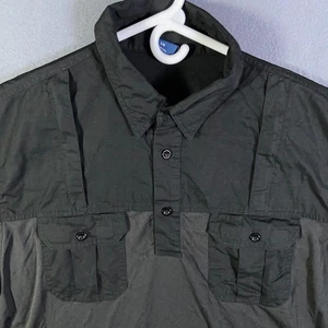 Propper Shirt Mens Large Black Pockets Mesh Stretch Tactical Work Wear Utility - Picture 1 of 12