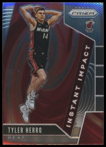 2019-20 Panini Prizm Tyler Herro RC Instant Impact #1 Rookie Card