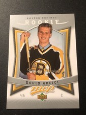 2007-08 Upper Deck MVP David Krejci #308 Rookie RC
