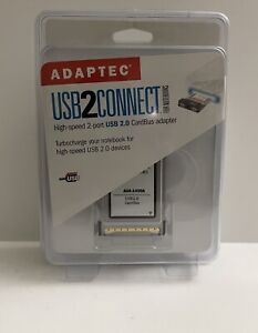 Adaptec Aua-1420A 2-Port Usb 2.0 CardBus Adapter For Notebooks - New -
