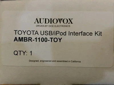 Audiovox AMBR-1100-TOY USB/iPod Interface Kit for Toyota and Lexus - Imagem 1 de 2