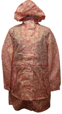 Joules GoLightly Pink Shell Packaway Jacket Waterproof Mac Coat Women Size 6 New - Image 1 of 4