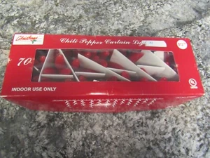 Unused 70 lights with curtain 5.5 ft long chili pepper light String Set by UL - Picture 1 of 12