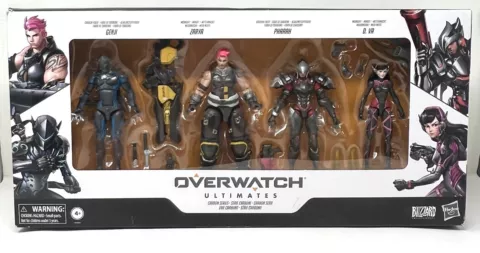 Hasbro Overwatch Ultimates Carbon Skins Action Figure 4-Pack Set Exclusive - NEW Cover