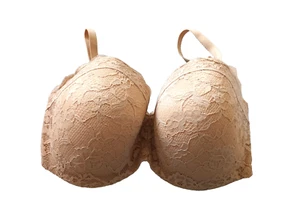 Sujetador multiusos Marks & Spencer UK 36E cuarzo rosa con aros acolchado copa de encaje - Imagen 1 de 3