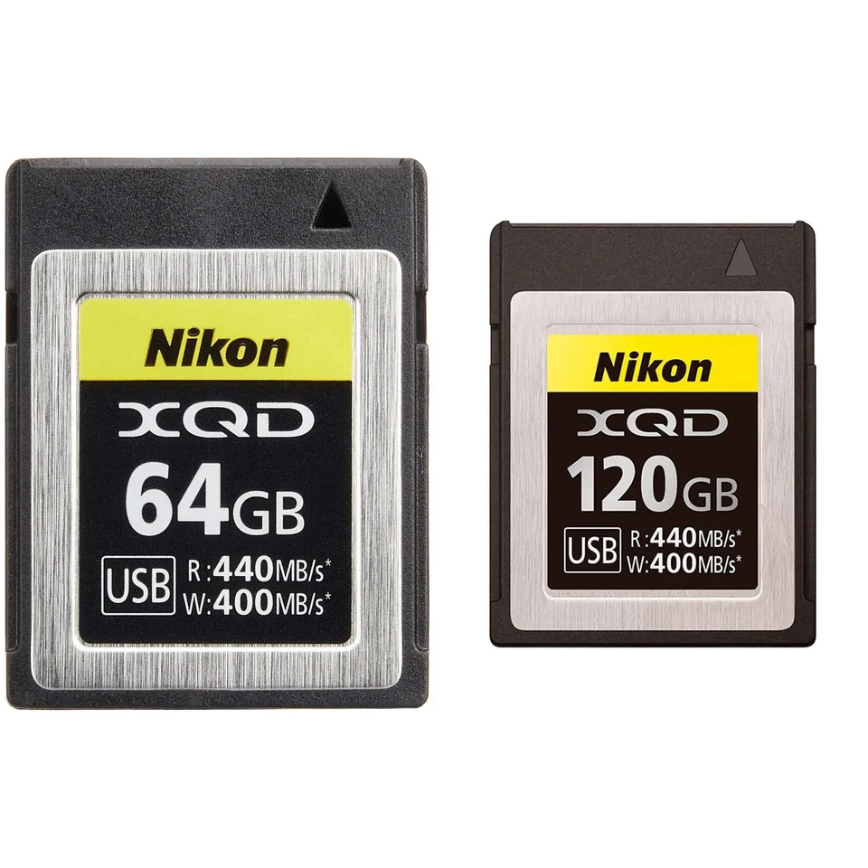 Nikon XQD Memory Card 64GB and 120GB Black MC-XQ64G MC-XQ120G From Japan New - Image 1 of 1