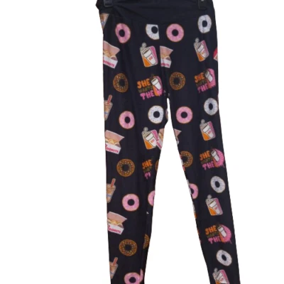 Donut Coffee Mujer OS Leggings Pantalones Ella Quiere La D Foto 1 de 4