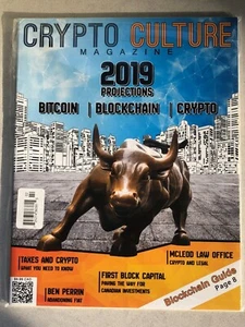2018 Crypto Culture Magazine Premiere Issue #1 Blockchain Bitcoin Crypto BTC ETH - Picture 1 of 1
