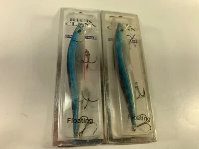 Rick Clunn Floater Chrome Blue Lures - Image 1 of 3