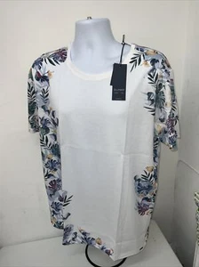 OLYMP Level 5 100% Cotton Round Neck Printed T-Shirt Size Small New With Tags - Picture 1 of 6